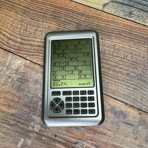 Vintage Sudoku Handheld LCD Electronic Game Pocket Purse sized TESTED!